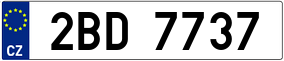 Truck License Plate
